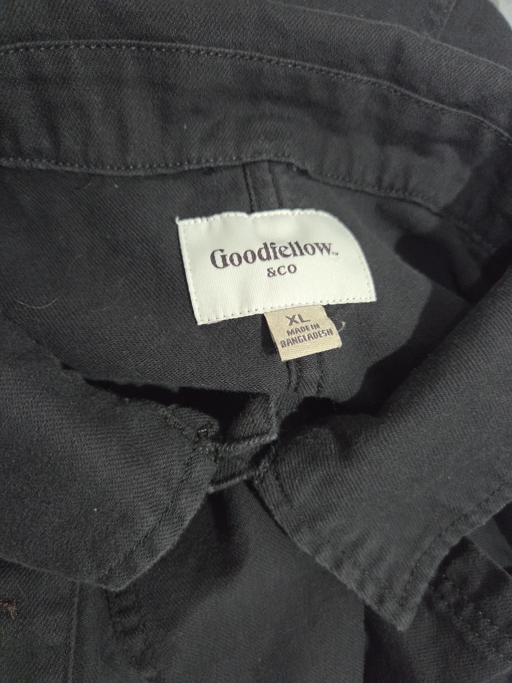 Goodfellow & Co Black Button-Front Overshirt - Picture 3 of 4